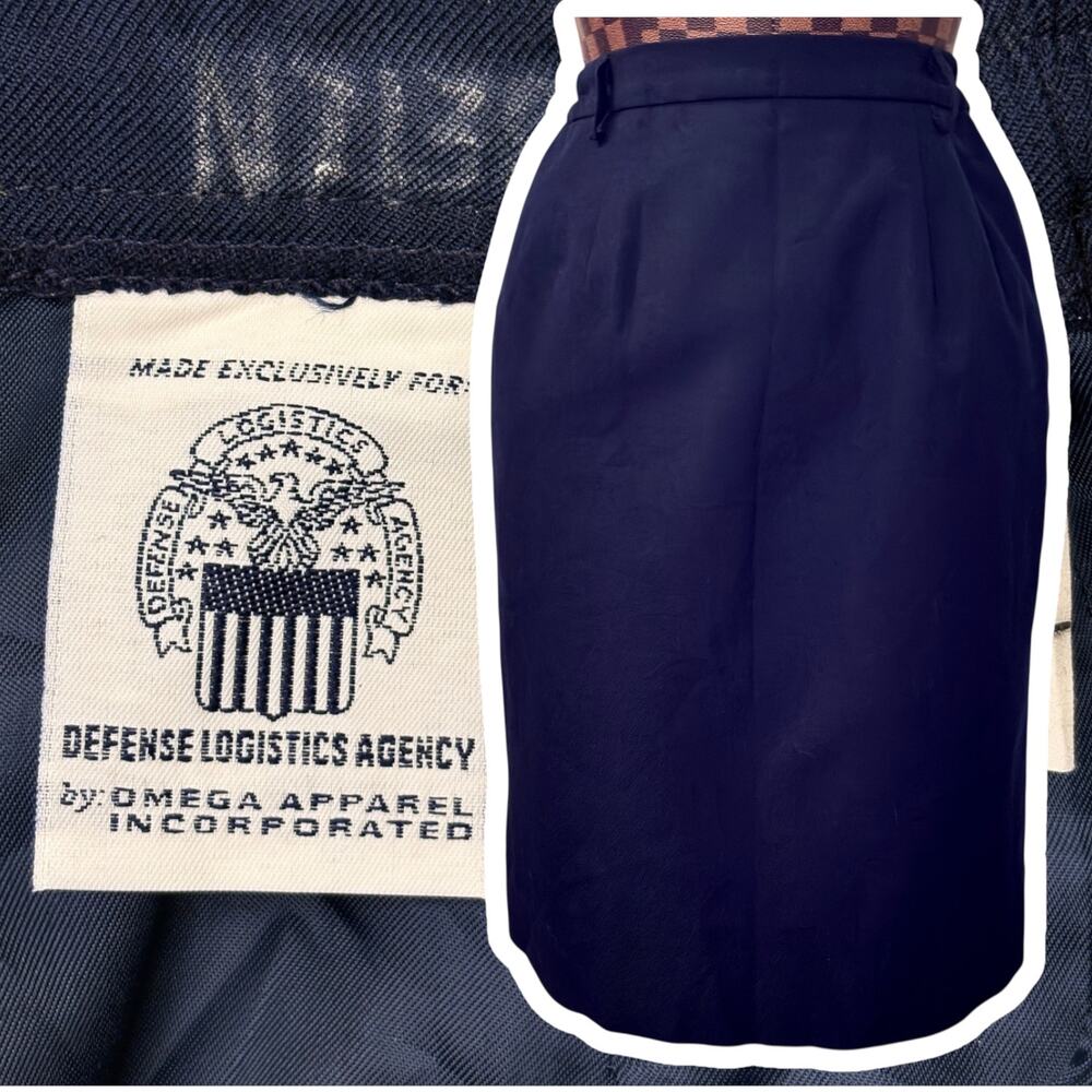 Defense Logistics Agency Womens Pencil Skirt Size 8MR Military Uniform Omega